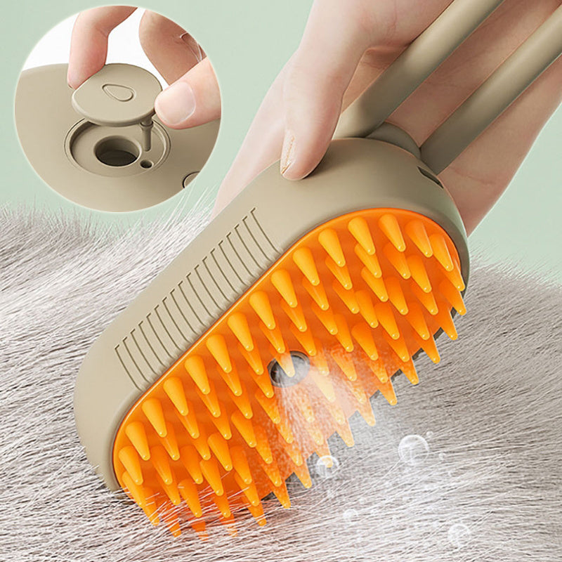Trail & Treat™ 3-in-1 Pet Grooming Steam Brush