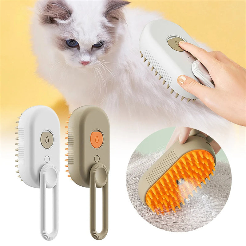 Trail & Treat™ 3-in-1 Pet Grooming Steam Brush
