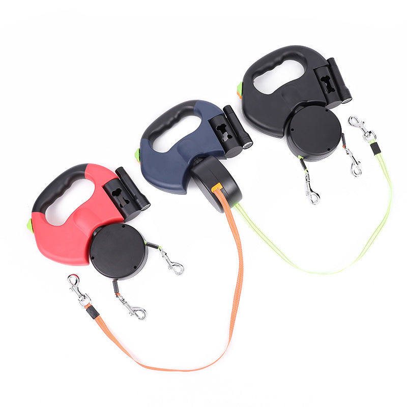 Trail & Treat™ Anti-Tangle Retractable Dog Leash