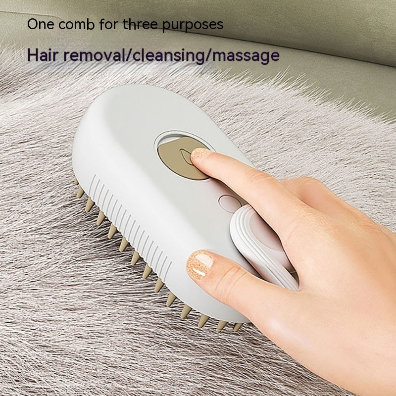 Trail & Treat™ 3-in-1 Pet Grooming Steam Brush